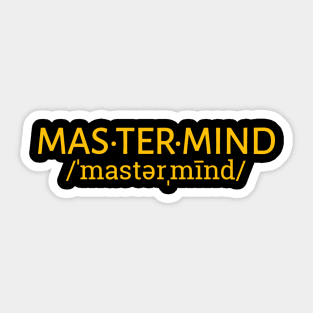 Mastermind Sticker